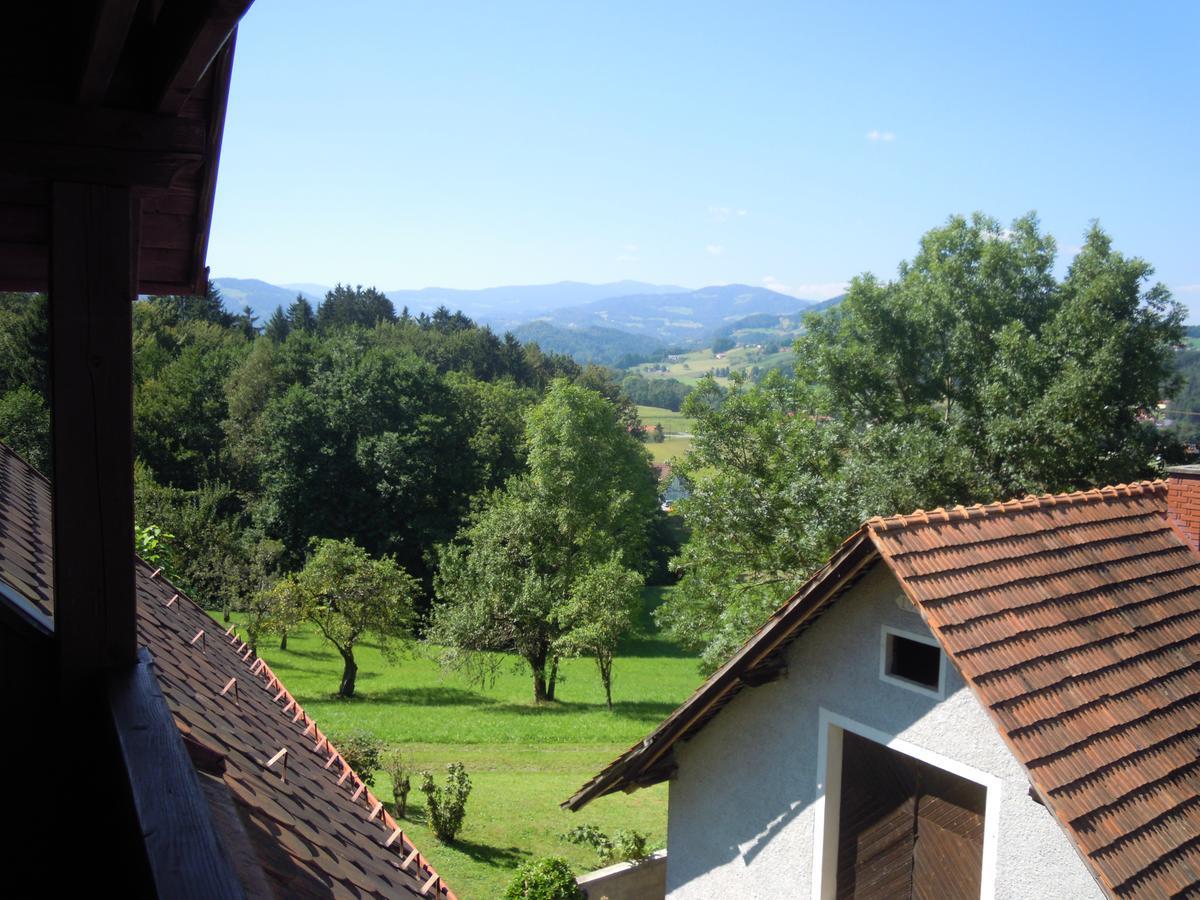 Gaestehaus Zur Schoenen Aussicht Wies Exterior foto